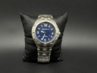 Men's Vintage 1990s EDDIE BAUER Classic Stainless with Blue Men's Vintage 1990s EDDIE BAUER Classic Stainless with Blue