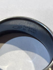 tungsten steel diamond wedding band ring mens 9.5 comfort fit 8.25mm wide 14.9g — photo 4