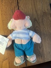Disney Store Smee Mini Bean Bag 8" Plush Toy Peter Pan Captain Hook Disney