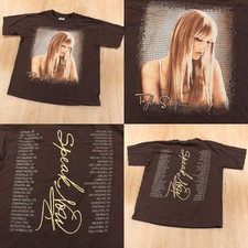 vtg TAYLOR SWIFT Speak Now 2010 Tour concert tee t-shirt YOUTH MEDIUM tag