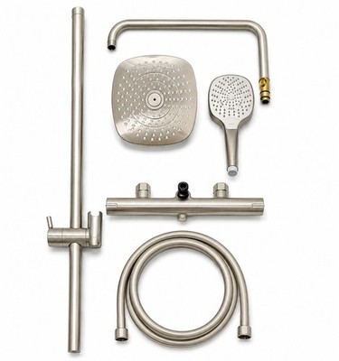 Hansgrohe 04698821 Croma Select S Showerpipe Shower Set 1.75 GPM Brushed Nickel