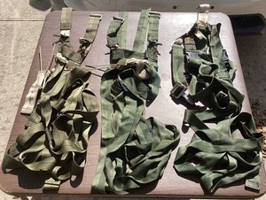 3 Sets Military Parachute Harness Gear