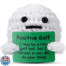 AICase Golf Gifts Accessories Funny Positive Golf Ball Crochet Ga