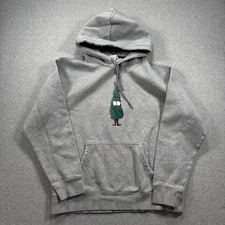 Nike SB Fleece Firry The Tree Pullover Hoodie Gray  DJ3676-063 Mens Size Medium