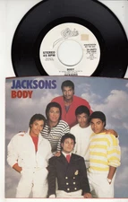 JACKSONS (MICHAEL JACKSON) - BODY - PROMO EPIC RECORDS 45 WPS - GREAT SHAPE