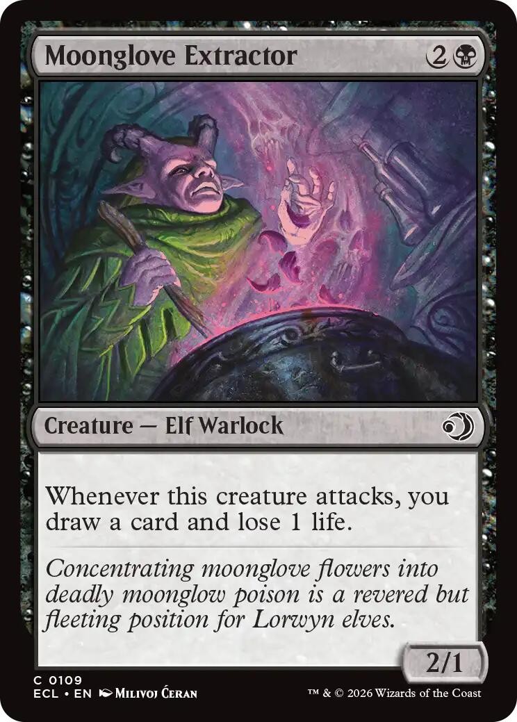 Moonglove Extractor Lorwyn Eclipsed [ECL - 109] NM