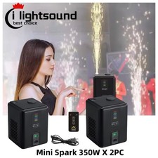 2pcs mini cold spark machine 350W party wedding stage effect firework machine IR