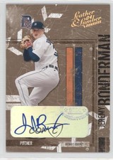 2004 Donruss Leather & Lumber Gold Signatures 24/25 Jeremy Bonderman Auto 0a2