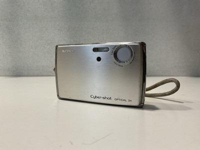 Sony DSC-T33 Digitalkamera 5.1 MP 3x Carl Zeiss Optical Zoom Bildschirm Schwarz