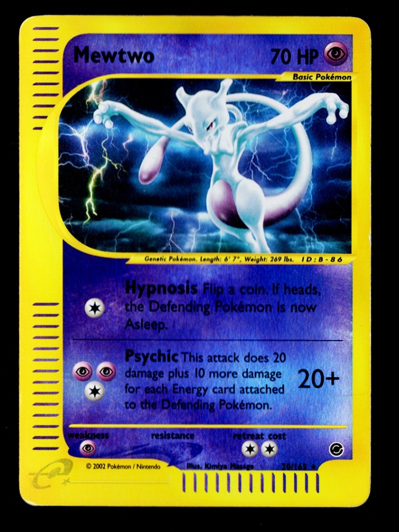 Mewtwo (20) Holo Rare Expedition 020/165 HP | eBay