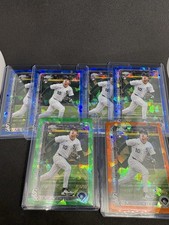 2025 Topps Chrome Update Sapphire Chase Meidroth Orange /25, Green /99, Base (4)
