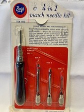 Boye 7426 -4 in 1 Punch Needle Kit USA Rug Hooking Punch Embroidery