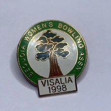 Lapel Pin - Sequoia Women’s Bowling Association Visalia 1998 Sku 33