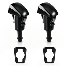 Pair Windshield Washer Nozzles 15878745 For Gm Trailblazer Envoy Spray Pattern