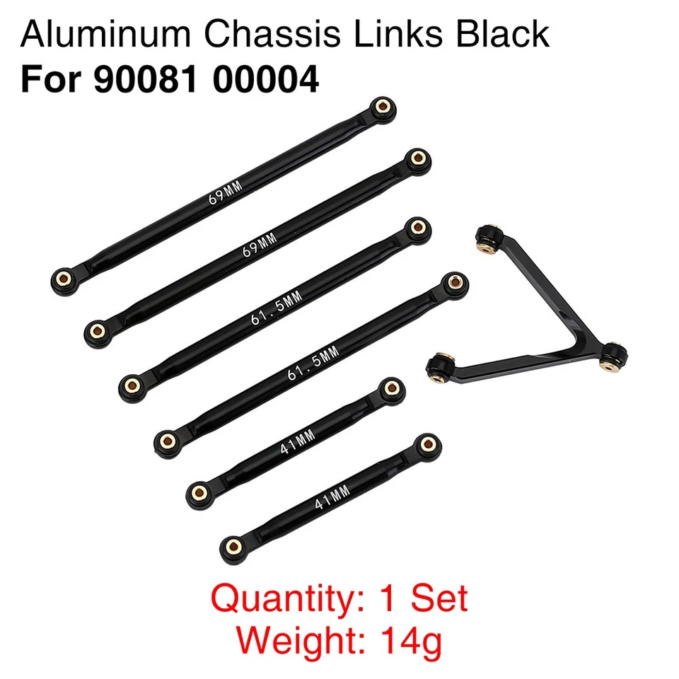 Front aluminum alloy chassis Deadbolt CNC AL Link für Axial SCX24 1/24 RC Auto - Bild 2 von 4