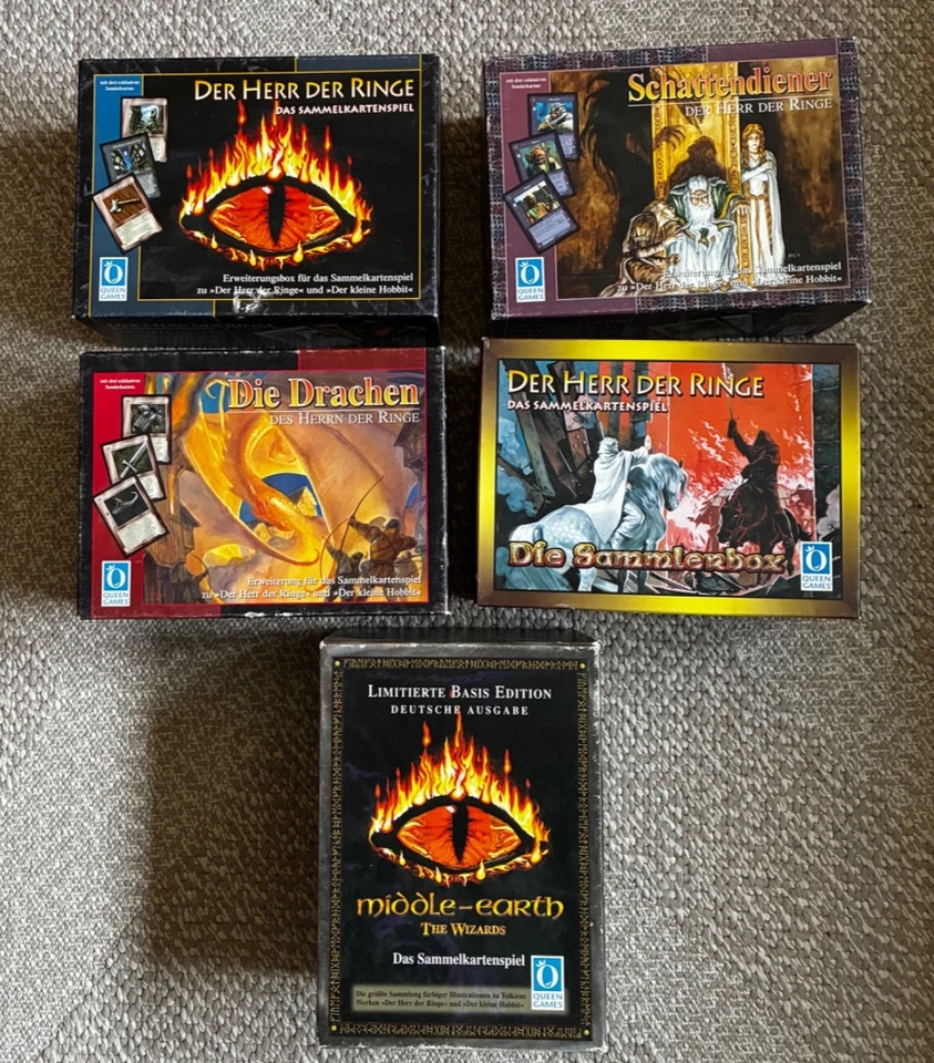 Queen Games Das Sammelkartenspiel Herr der Ringe 5 Boxen ca. 2330 Karten - Bild 3 von 4