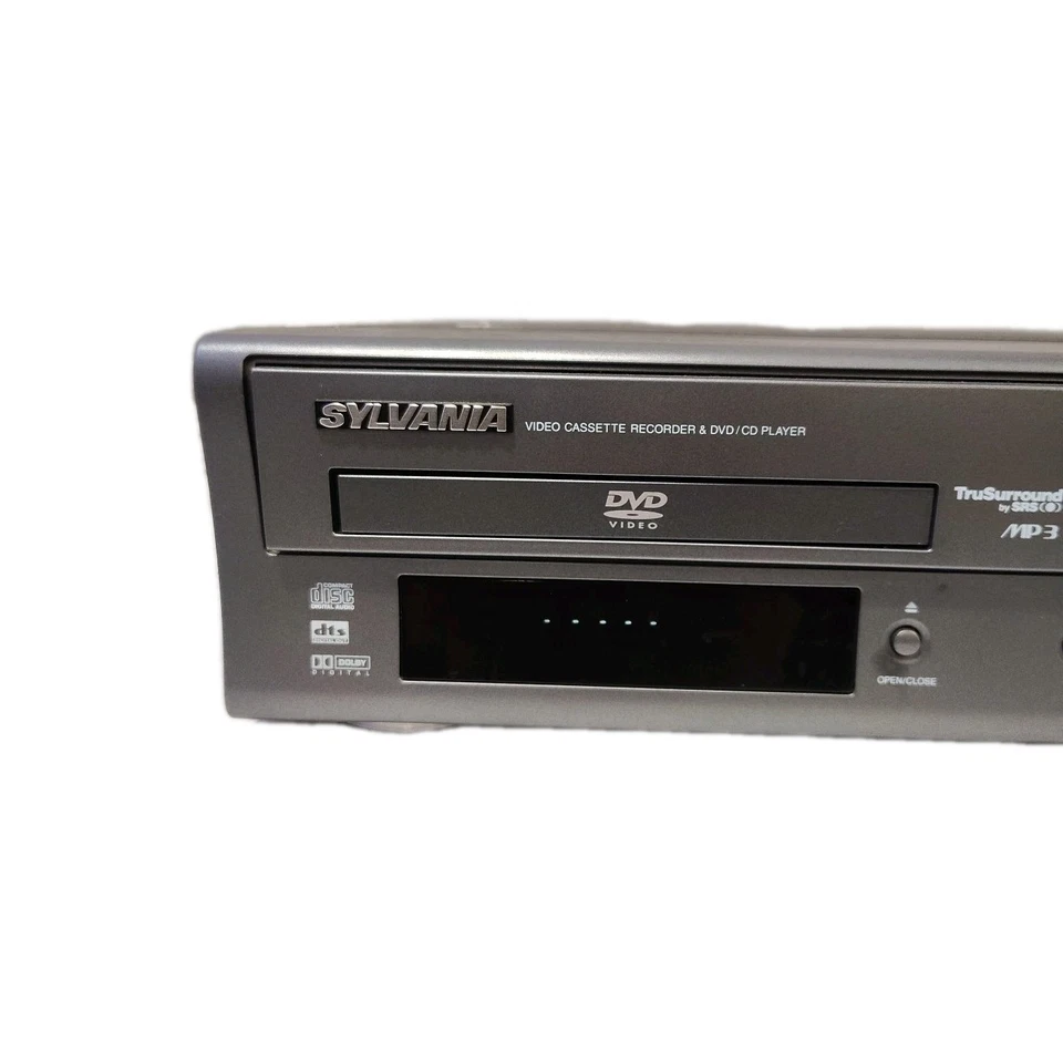 Sylvania DVC800C VCR DVD Reproductor Combo Grabadora 4 Cabezales VHS Hi-Fi Probado y Funcionando Foto 2 de 4