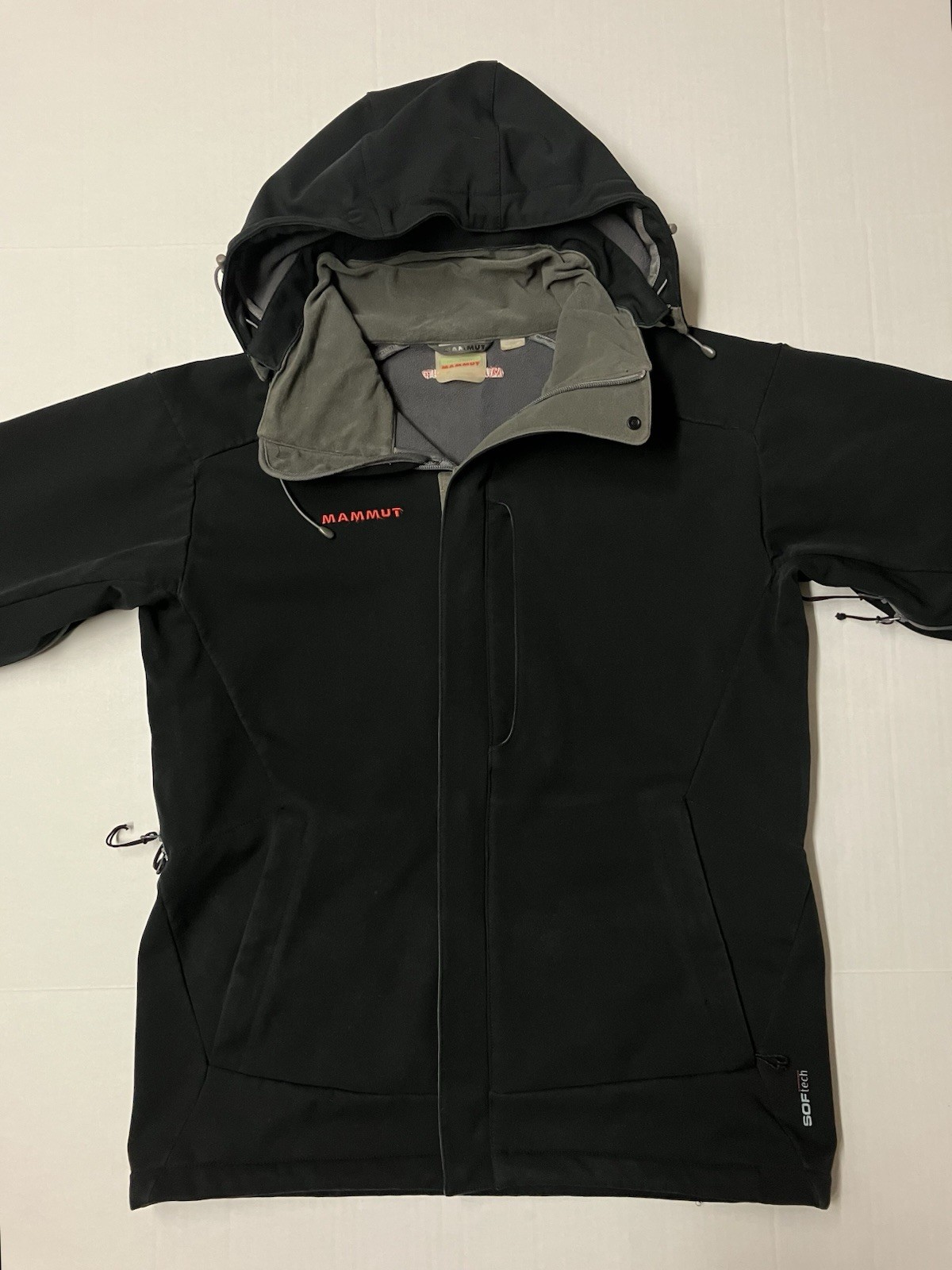 Mammut Softech Softshell Black Jacket Mens Size M… - image 2