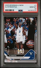 2025-26 Bowman U Now - AJ Dybantsa #1 NCAA De...