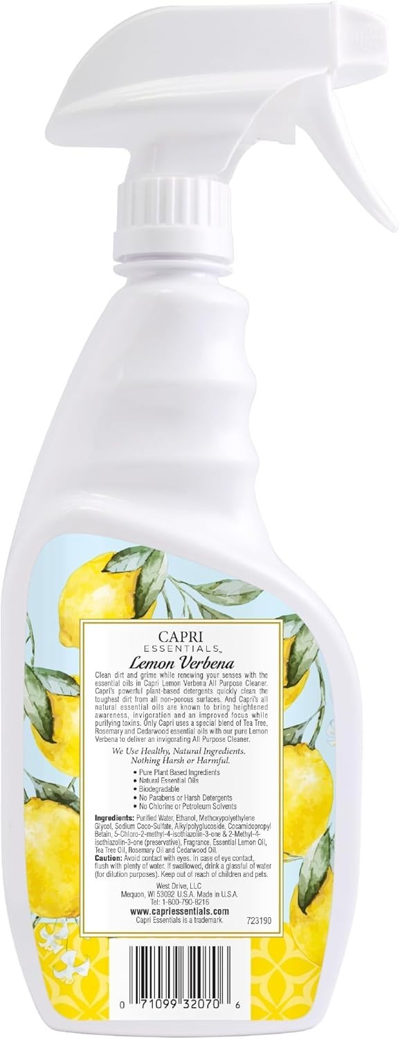 Natural Kitchen Surface Cleaner with Lemon Verbena – Safe for Mirrors and Glass thumbnail 10