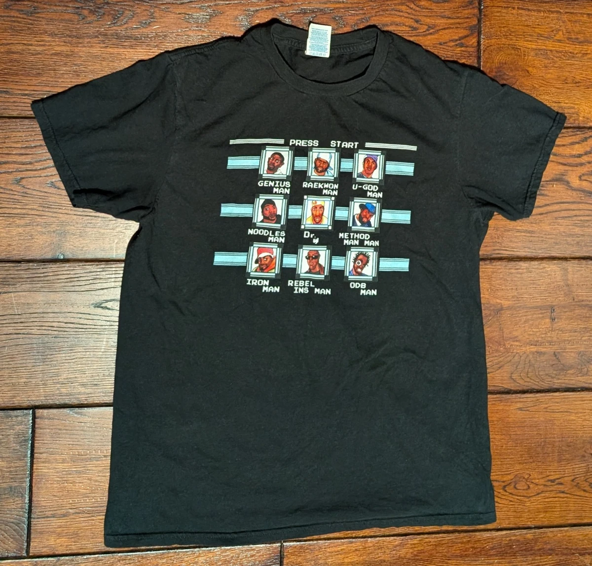 Wu Wear Heren T-shirt Wu-Tang Clan Tee met tonale band-logo