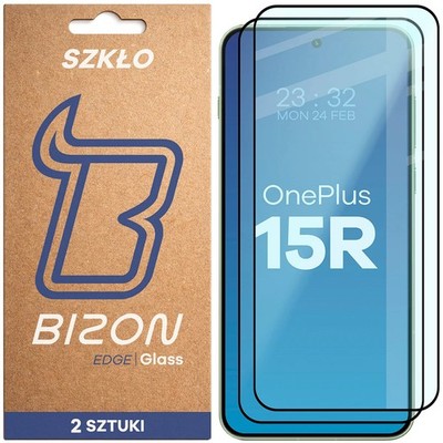 2x Schutzglas für OnePlus 15R Bizon Displayschutzglas Hartglas Handyglas Glas