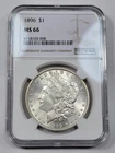 1896 P $1 Morgan Silver Dollar NGC MS66 Rare in High Grades Philadelphia *M368