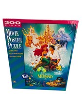 Disney The Little Mermaid 300 Piece Jigsaw Puzzle -Sealed Recalled Cover.