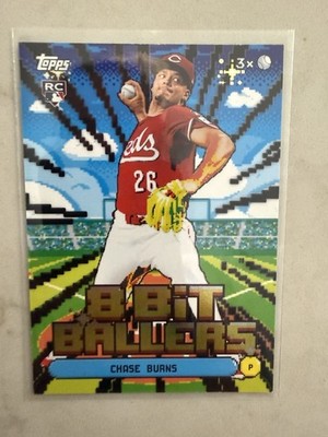2026 Topps 8-Bit Ballers Chase Burns RC 2/10