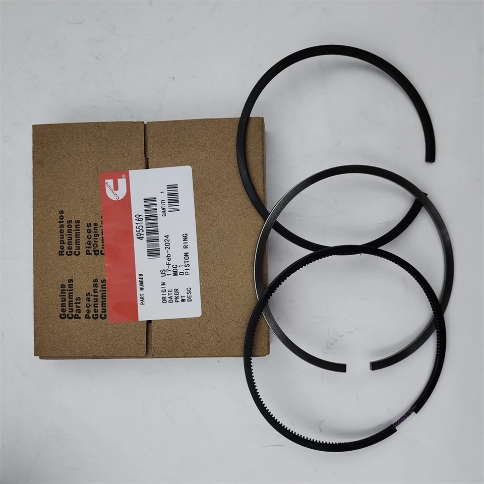 4955520 PISTON & Piston Rings Sets STD For Cummins 07-19 Dodge Ram 6.7L 107mm Foto 2 de 4