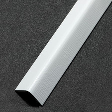 Wall Corner Protector White Wood Grain - 4 PCS, 3 Ft X 1 in - Self Adhesive Corn