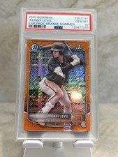 2025 Bowman - Chrome Prospects Jhonny Level Orange Shimmer Refractor /25 (RC)