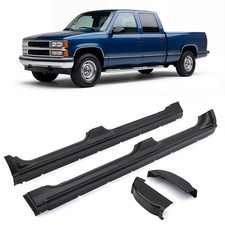 Rocker Panels Cab Corners For 99-07 Silverado Sierra 1500 2500 3500 Crew Cab