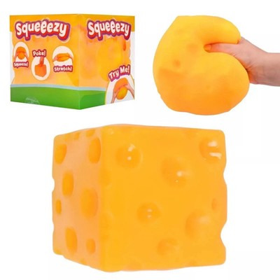 Jumbo Squishy Käse Gelb Antistress Spielzeug Squeeze Stressball Sensorisch 