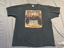 Vtg Lynyrd Skynyrd wanted 2X Shirt 2004 Tour 2 Sided southern hard rock concert