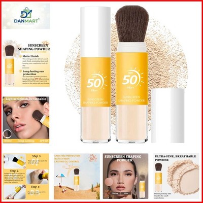 Mineral Sunscreen Setting Powder SPF 50, Sunscreen Powder for Face & Scalp, T...