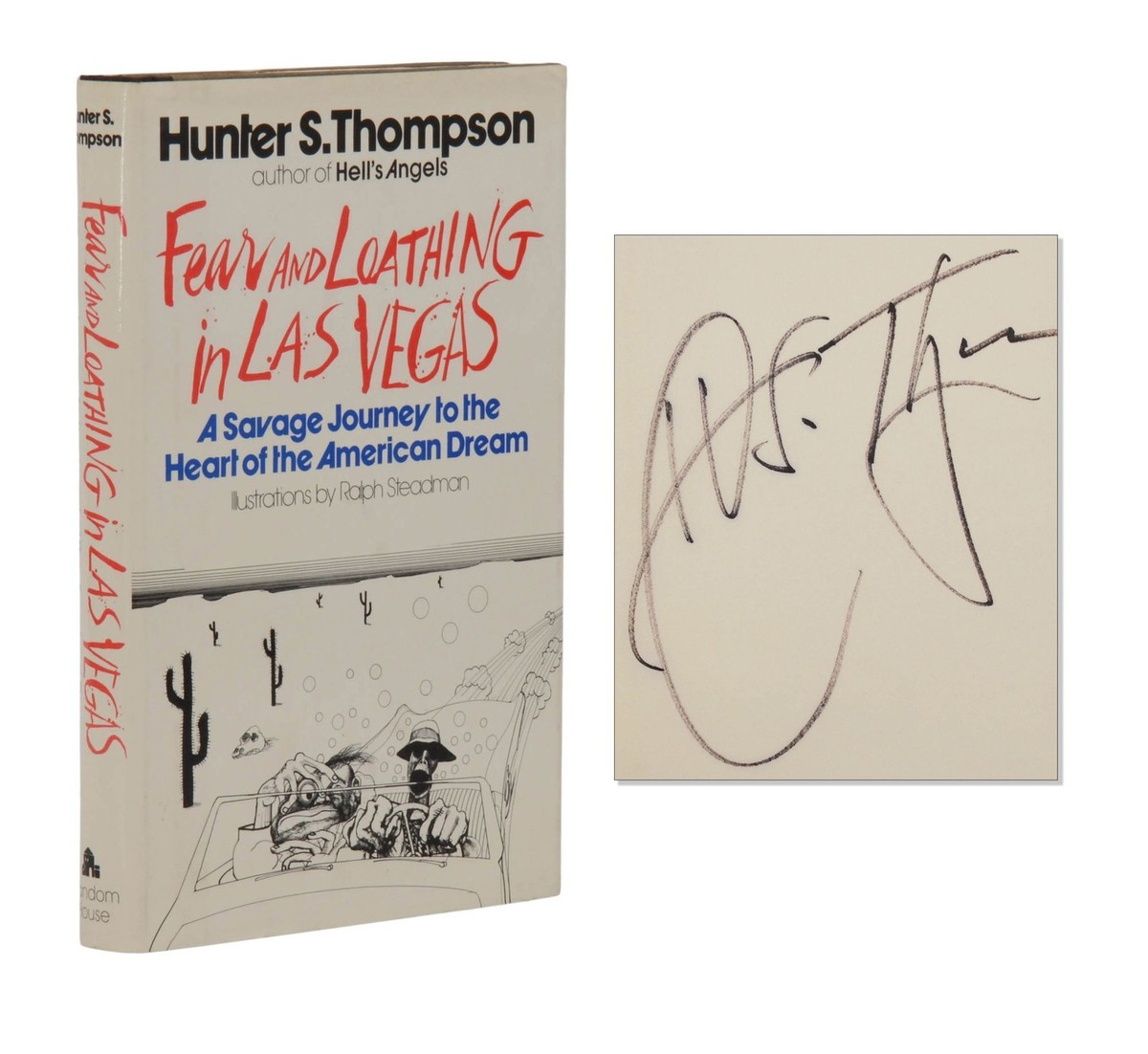 Fear and Loathing in Las Vegas ~ SIGNED by HUNTER S. THOMPSON