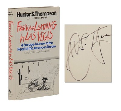 Fear and Loathing in Las Vegas ~ SIGNED by HUNTER S. THOMPSON