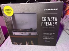 Crosley Cruiser Premier Vinyl Record Player with Speakers and Bluetooth - Audio