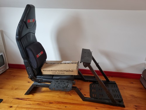 Next Level Racing F-GT Lite Simulator Cockpit, Adjustable, Steel Frame, Sim Raci