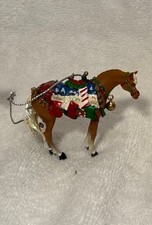 2005 "HAPPY HOLIDAYS" Retired Trail of Painted Ponies Christmas Ornament