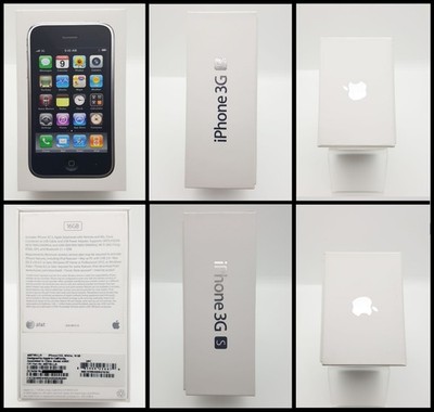 iPhone 3GS White (RARE) 16GB iOS 3.1.3 w Box Unlocked A1303 Great