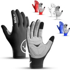 Bicycle Full Finger Cycling Gloves MTB Bike Gloves Anti-shock Touchscreen Gloves