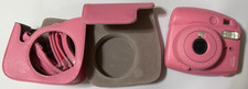 Fujifilm Instax Mini 9 Instant Film Camera - Flamingo Pink With Case And Strap