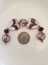 Lampwork/Glass Beads Beautiful 5 Pc