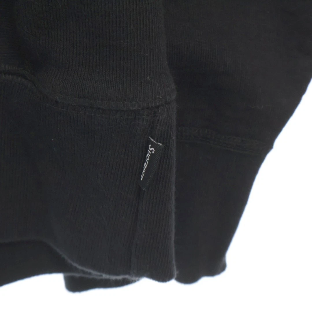 Felpa con cappuccio SUPREME 17AW logo arabo pullover felpa nera usata 7f94