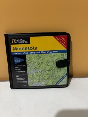 National Geographic TOPO! Minnesota Seamless USGS Topographic Maps on CD-ROM