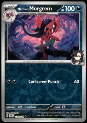 Marnie's Morgrem 135/182 SV10: Destined Rivals Reverse Holofoil MP Poke