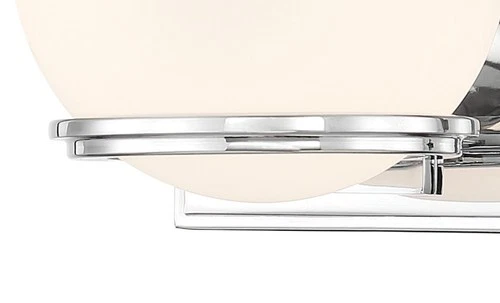 Minka Lavery 2841-L Hollywood Nights 8" Tall LED Bathroom Sconce - Chrome - Picture 2 of 4