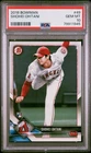 SHOHEI OHTANI 2018 TOPPS BOWMAN ROOKIE RC LOGO #49 PSA 10 GEM MINT! DODGERS MVP!